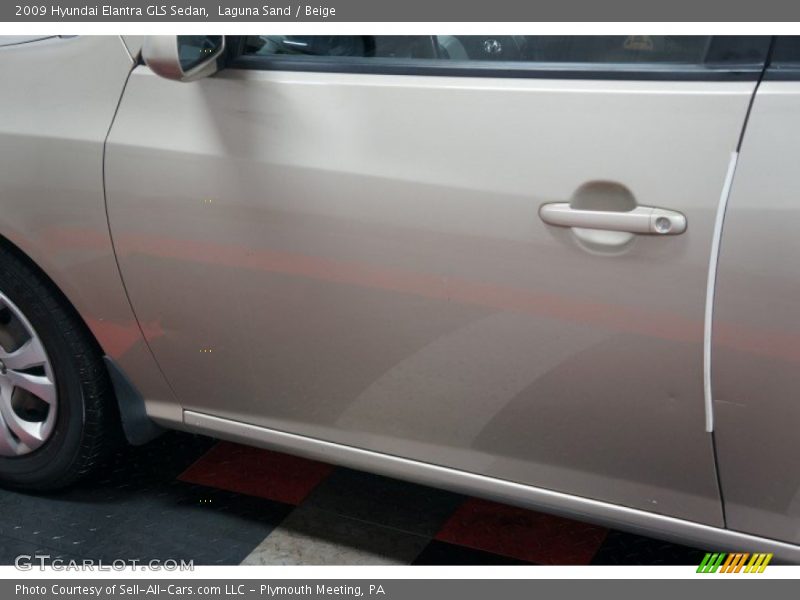 Laguna Sand / Beige 2009 Hyundai Elantra GLS Sedan