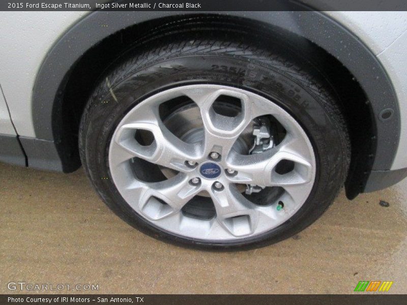 Ingot Silver Metallic / Charcoal Black 2015 Ford Escape Titanium