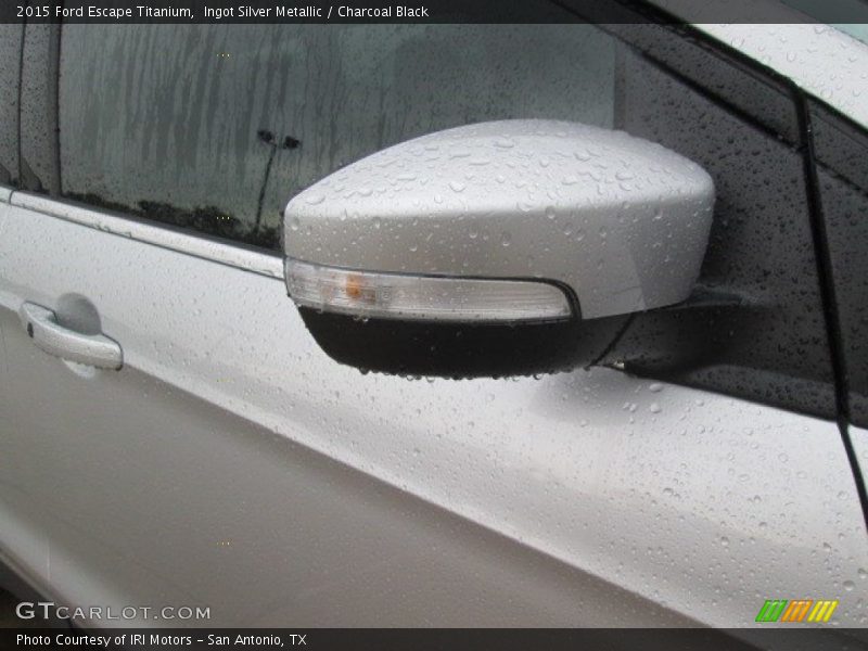 Ingot Silver Metallic / Charcoal Black 2015 Ford Escape Titanium