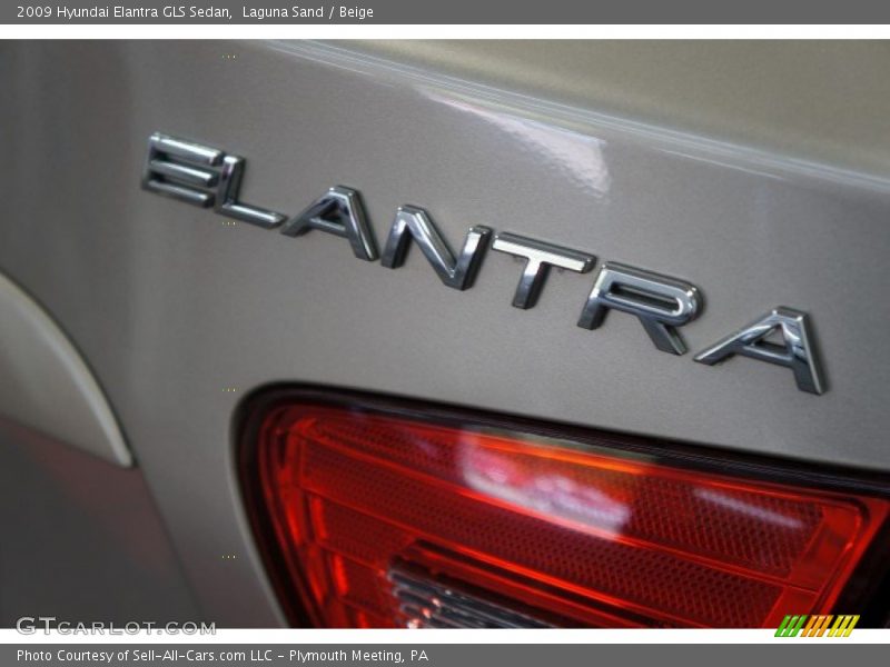 Laguna Sand / Beige 2009 Hyundai Elantra GLS Sedan