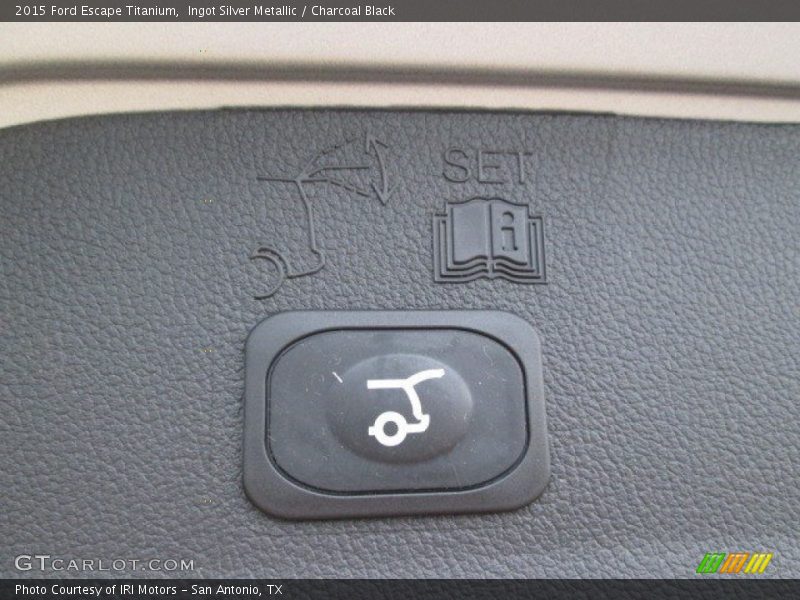 Ingot Silver Metallic / Charcoal Black 2015 Ford Escape Titanium
