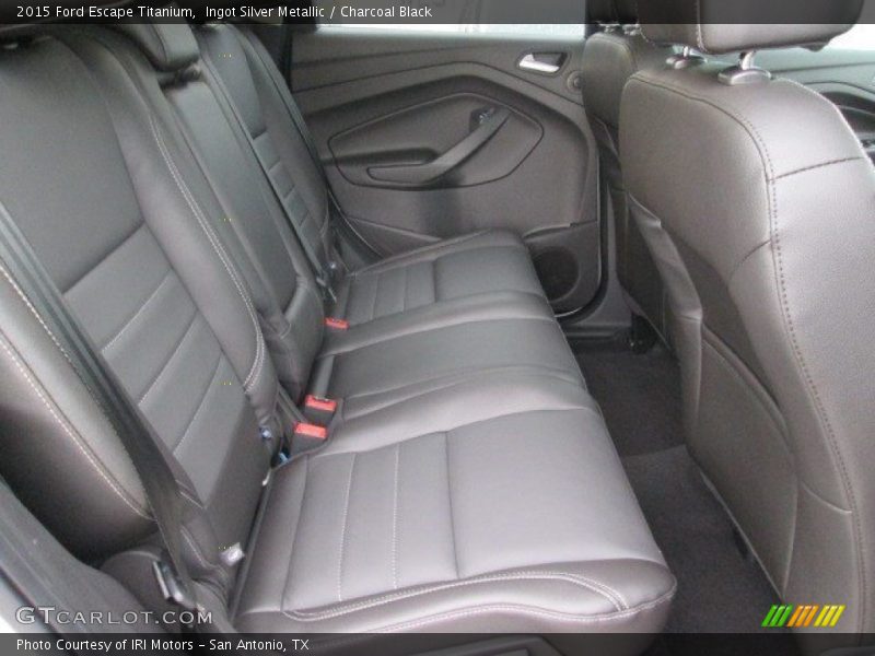 Ingot Silver Metallic / Charcoal Black 2015 Ford Escape Titanium