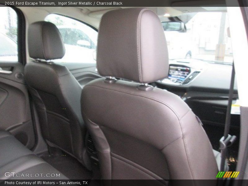 Ingot Silver Metallic / Charcoal Black 2015 Ford Escape Titanium