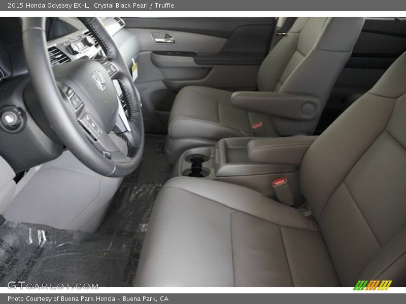 Crystal Black Pearl / Truffle 2015 Honda Odyssey EX-L