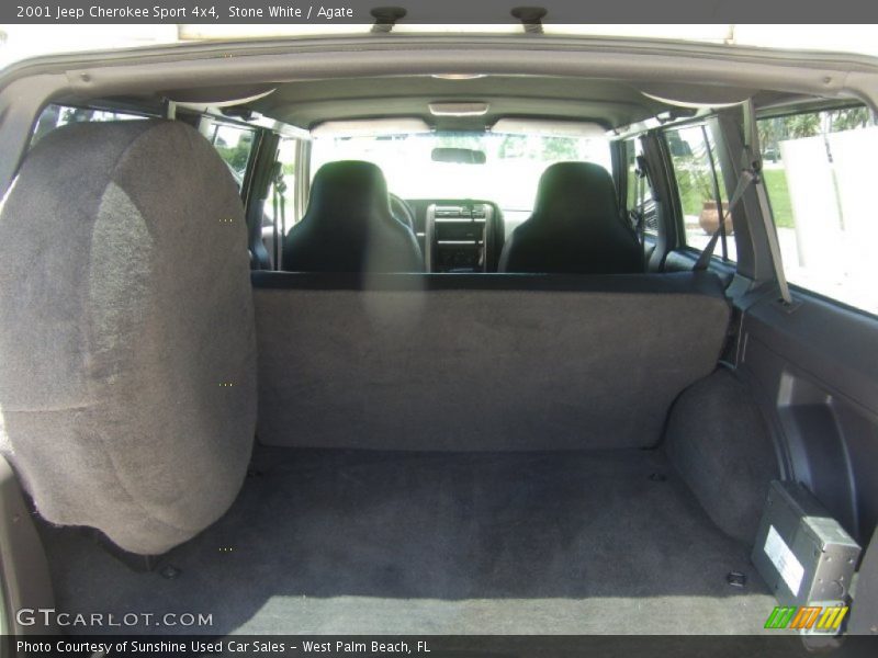 Stone White / Agate 2001 Jeep Cherokee Sport 4x4