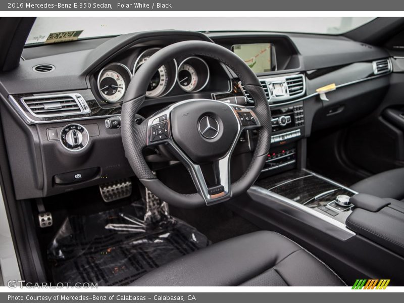 Polar White / Black 2016 Mercedes-Benz E 350 Sedan