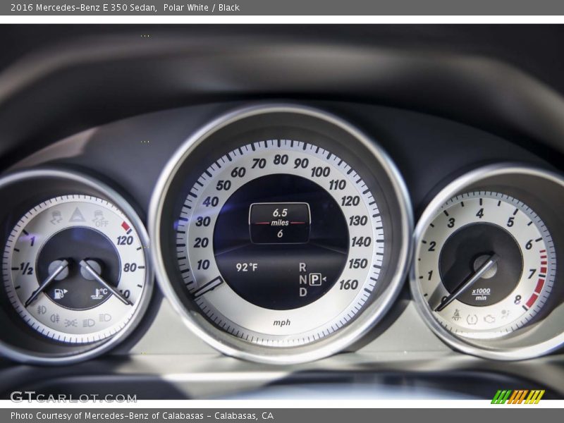  2016 E 350 Sedan 350 Sedan Gauges
