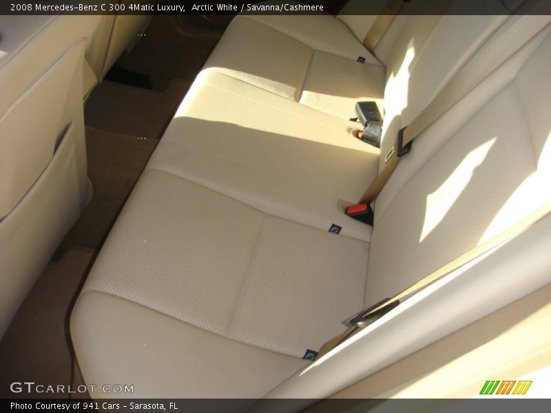 Arctic White / Savanna/Cashmere 2008 Mercedes-Benz C 300 4Matic Luxury