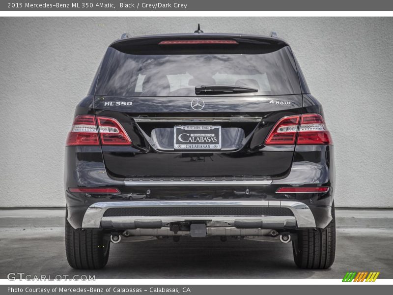 Black / Grey/Dark Grey 2015 Mercedes-Benz ML 350 4Matic