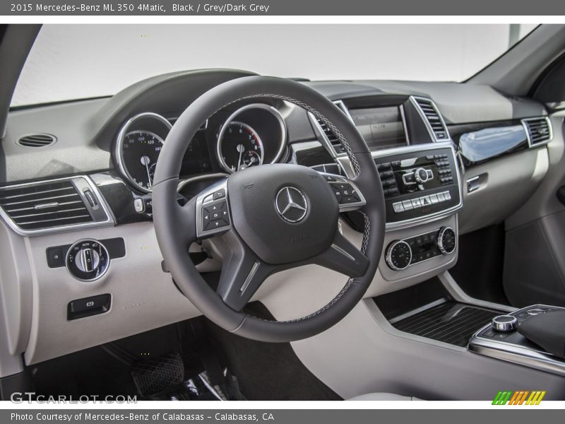 Black / Grey/Dark Grey 2015 Mercedes-Benz ML 350 4Matic