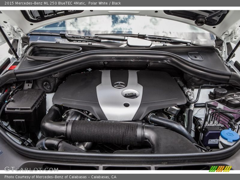 Polar White / Black 2015 Mercedes-Benz ML 250 BlueTEC 4Matic