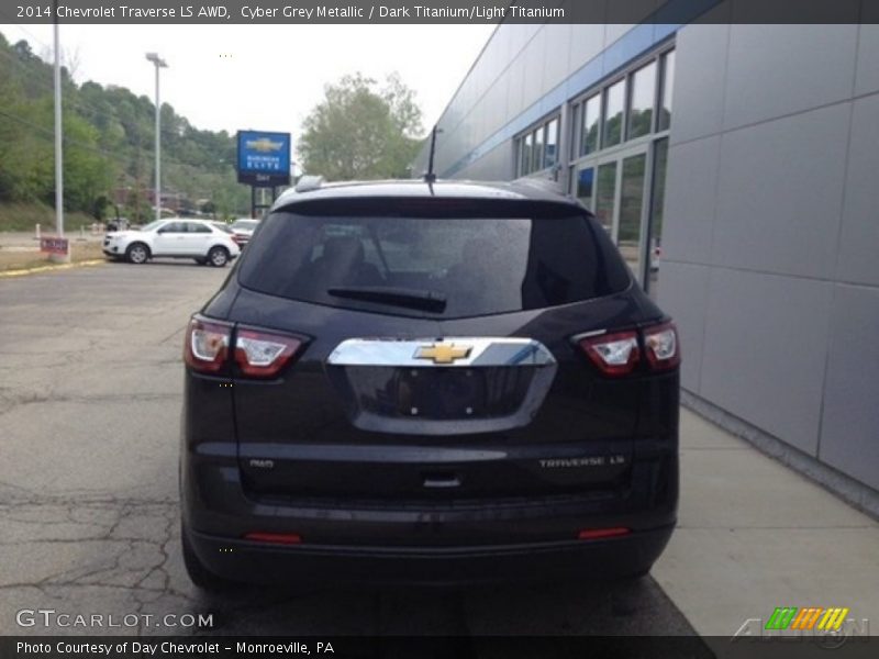 Cyber Grey Metallic / Dark Titanium/Light Titanium 2014 Chevrolet Traverse LS AWD