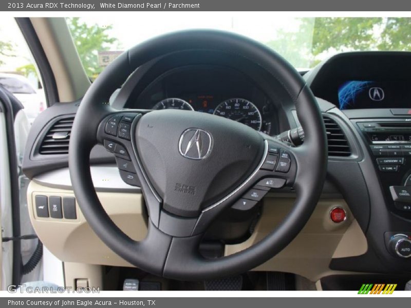 White Diamond Pearl / Parchment 2013 Acura RDX Technology