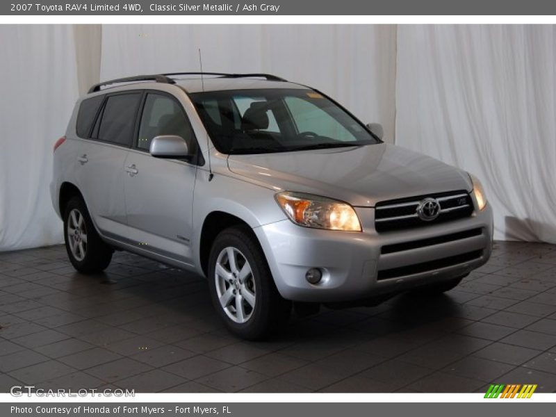 Classic Silver Metallic / Ash Gray 2007 Toyota RAV4 Limited 4WD