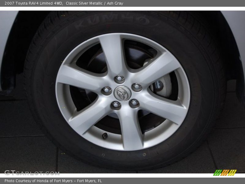 Classic Silver Metallic / Ash Gray 2007 Toyota RAV4 Limited 4WD