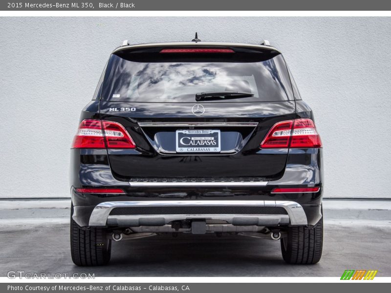 Black / Black 2015 Mercedes-Benz ML 350