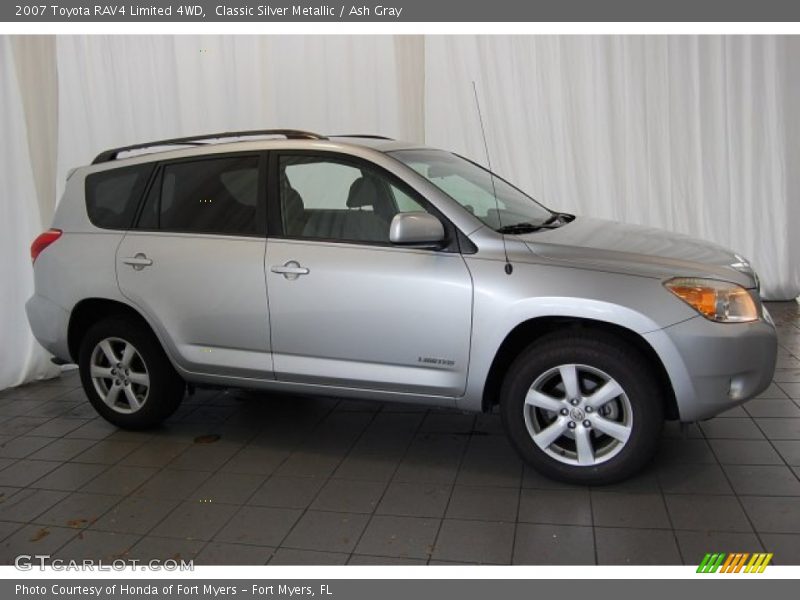 Classic Silver Metallic / Ash Gray 2007 Toyota RAV4 Limited 4WD