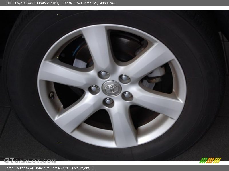 Classic Silver Metallic / Ash Gray 2007 Toyota RAV4 Limited 4WD