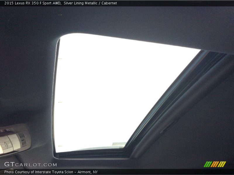 Silver Lining Metallic / Cabernet 2015 Lexus RX 350 F Sport AWD
