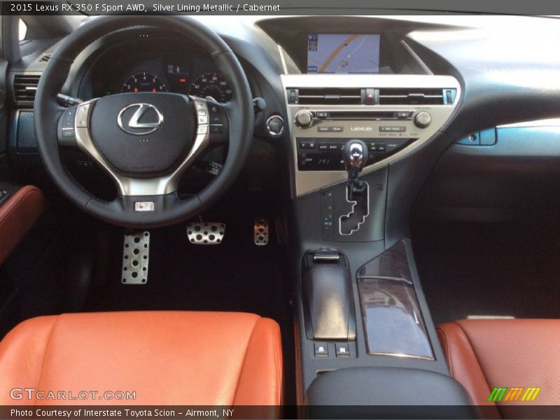 Dashboard of 2015 RX 350 F Sport AWD