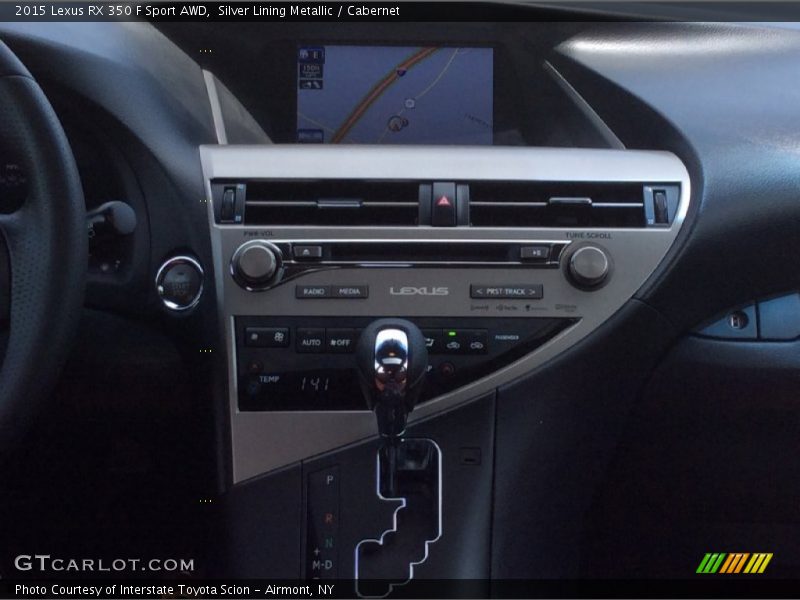 Silver Lining Metallic / Cabernet 2015 Lexus RX 350 F Sport AWD