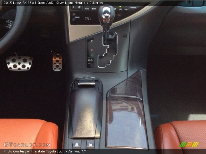 Silver Lining Metallic / Cabernet 2015 Lexus RX 350 F Sport AWD