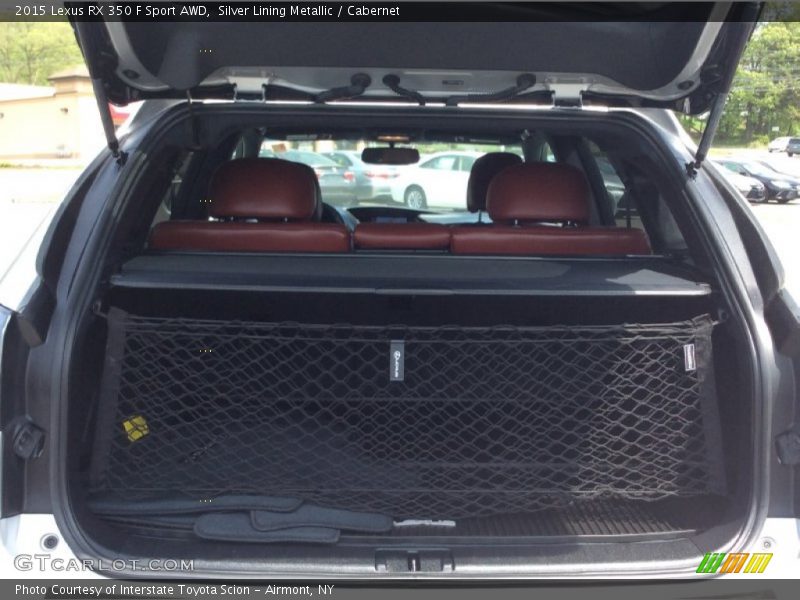  2015 RX 350 F Sport AWD Trunk