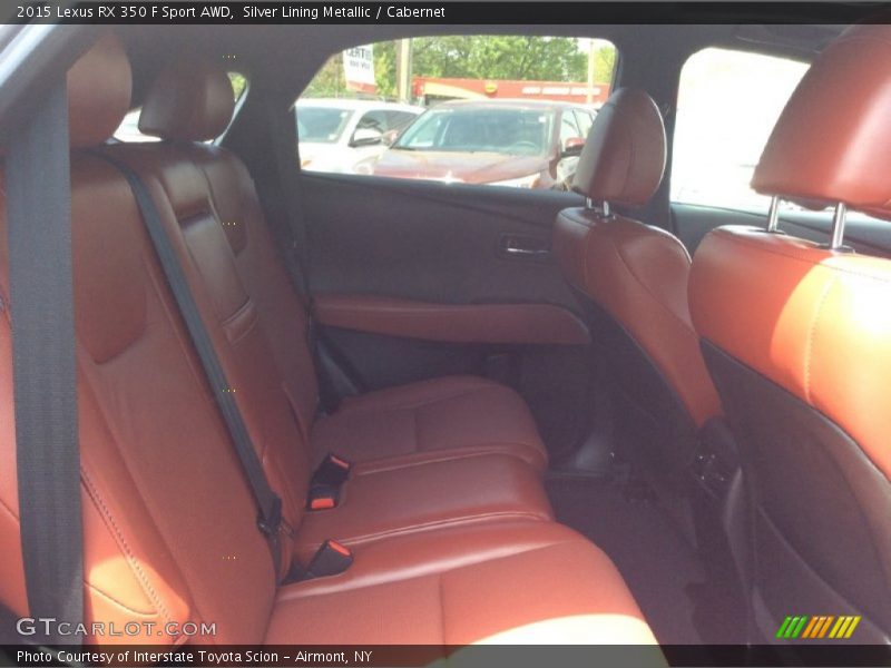 Silver Lining Metallic / Cabernet 2015 Lexus RX 350 F Sport AWD