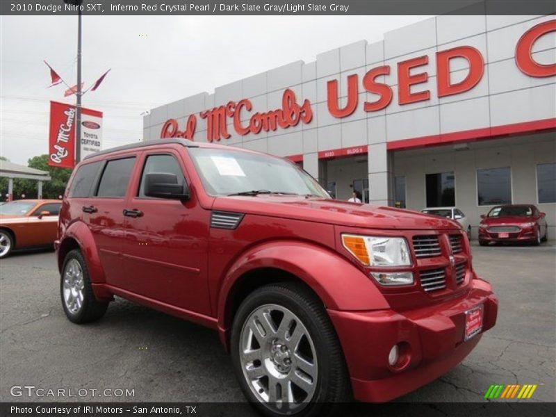 Inferno Red Crystal Pearl / Dark Slate Gray/Light Slate Gray 2010 Dodge Nitro SXT