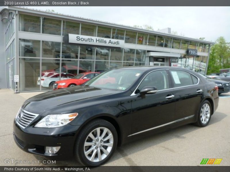 Obsidian Black / Black 2010 Lexus LS 460 L AWD