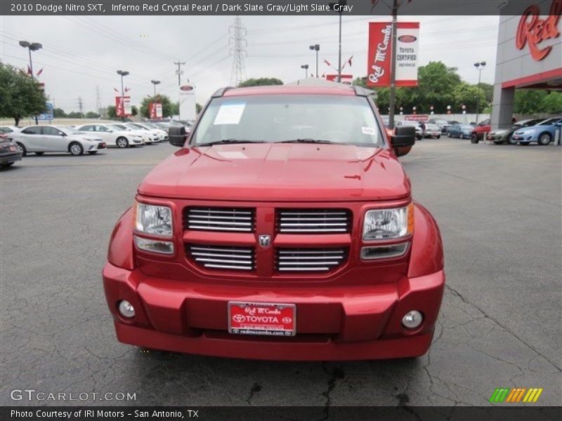 Inferno Red Crystal Pearl / Dark Slate Gray/Light Slate Gray 2010 Dodge Nitro SXT