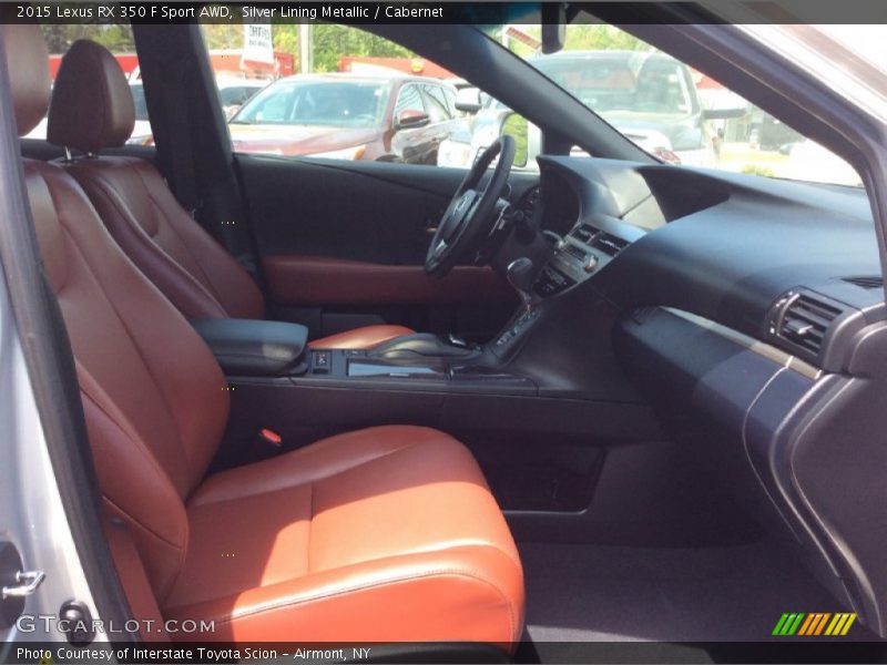 Silver Lining Metallic / Cabernet 2015 Lexus RX 350 F Sport AWD