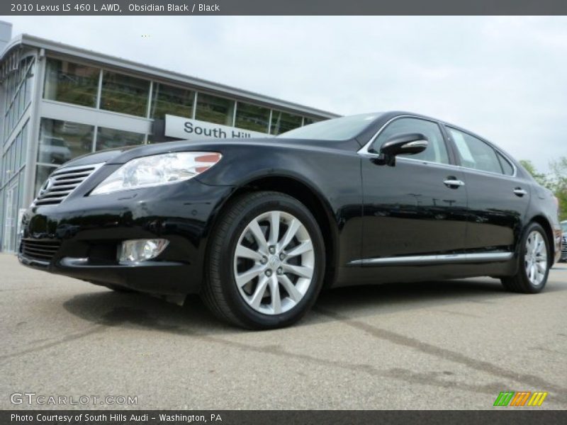 Obsidian Black / Black 2010 Lexus LS 460 L AWD