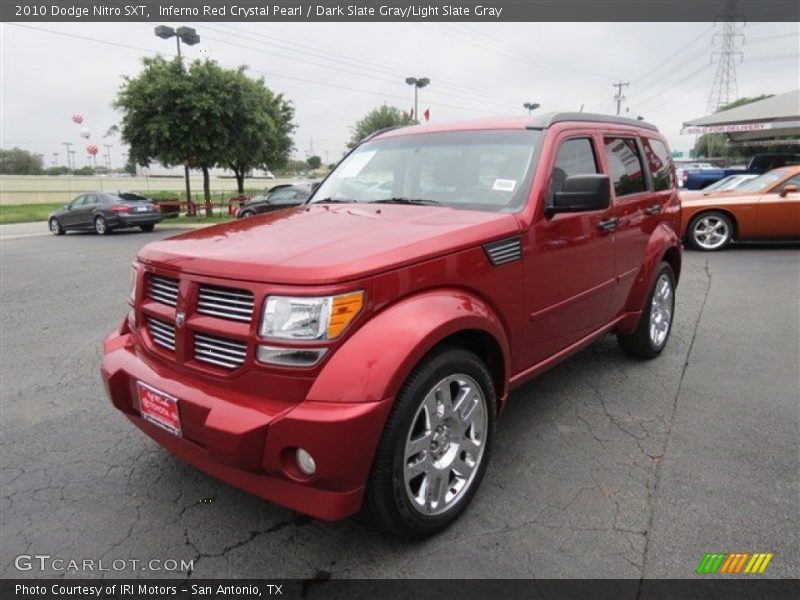 Inferno Red Crystal Pearl / Dark Slate Gray/Light Slate Gray 2010 Dodge Nitro SXT