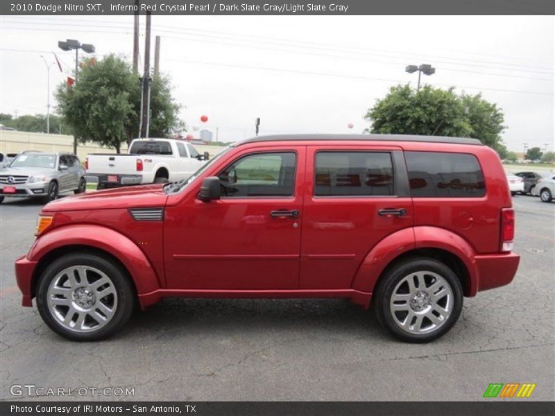 Inferno Red Crystal Pearl / Dark Slate Gray/Light Slate Gray 2010 Dodge Nitro SXT