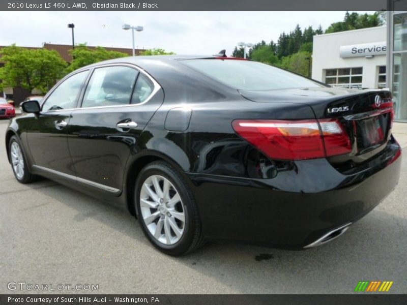 Obsidian Black / Black 2010 Lexus LS 460 L AWD