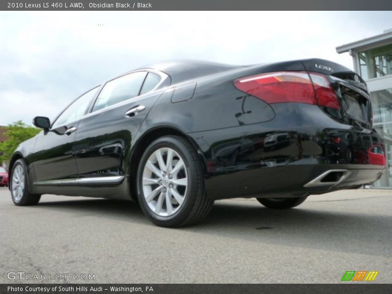 Obsidian Black / Black 2010 Lexus LS 460 L AWD