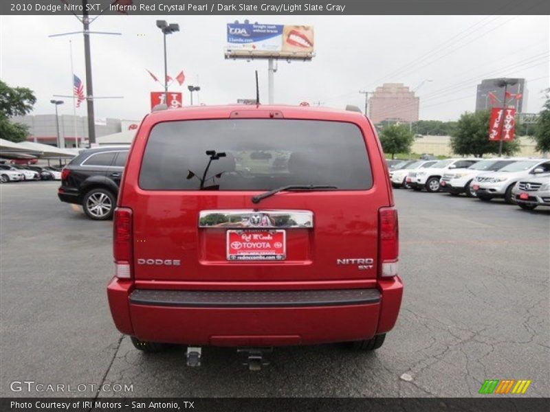 Inferno Red Crystal Pearl / Dark Slate Gray/Light Slate Gray 2010 Dodge Nitro SXT