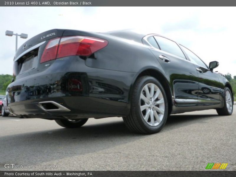 Obsidian Black / Black 2010 Lexus LS 460 L AWD