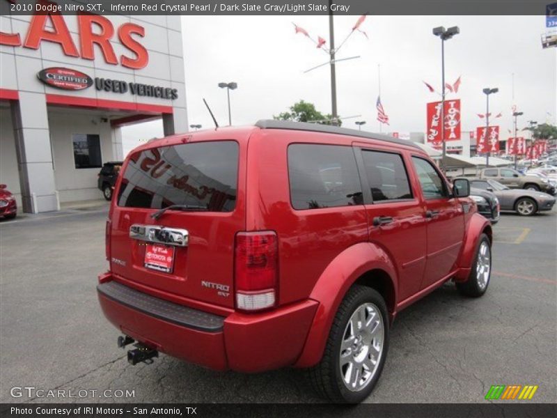 Inferno Red Crystal Pearl / Dark Slate Gray/Light Slate Gray 2010 Dodge Nitro SXT