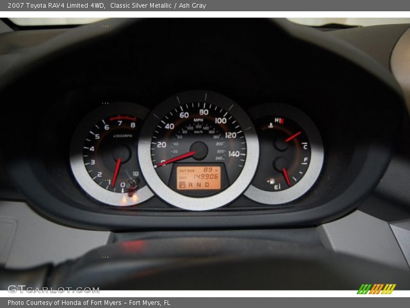 Classic Silver Metallic / Ash Gray 2007 Toyota RAV4 Limited 4WD