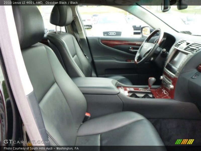Obsidian Black / Black 2010 Lexus LS 460 L AWD