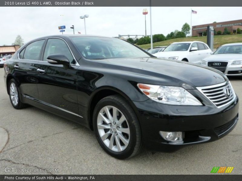 Obsidian Black / Black 2010 Lexus LS 460 L AWD