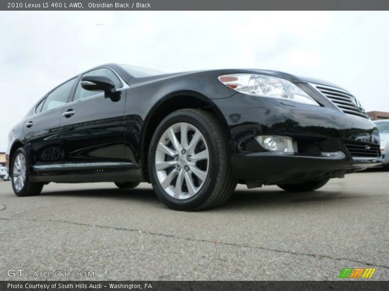 Obsidian Black / Black 2010 Lexus LS 460 L AWD