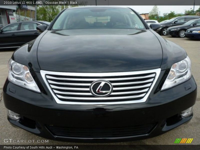 Obsidian Black / Black 2010 Lexus LS 460 L AWD