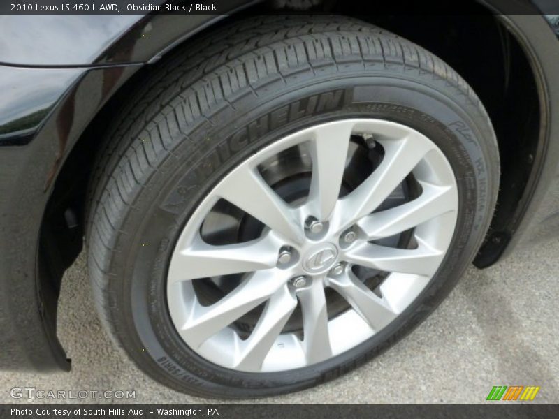Obsidian Black / Black 2010 Lexus LS 460 L AWD