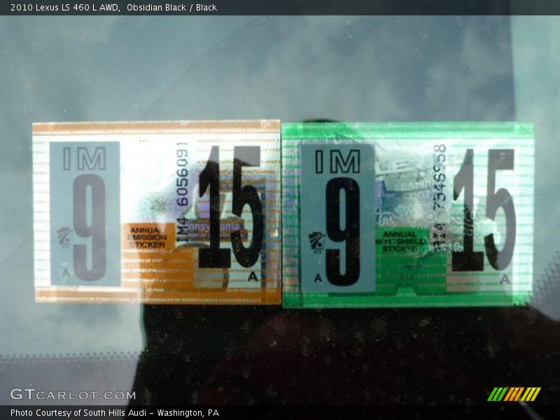 Obsidian Black / Black 2010 Lexus LS 460 L AWD