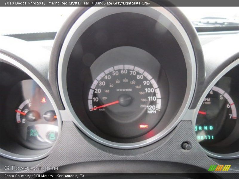 Inferno Red Crystal Pearl / Dark Slate Gray/Light Slate Gray 2010 Dodge Nitro SXT