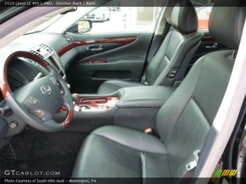 Obsidian Black / Black 2010 Lexus LS 460 L AWD