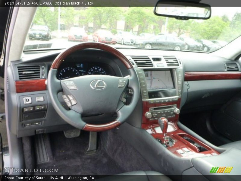 Obsidian Black / Black 2010 Lexus LS 460 L AWD